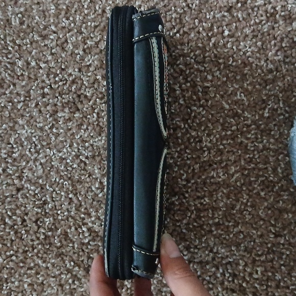 Montana west  black leather trifold wallet - Picture 3 of 16